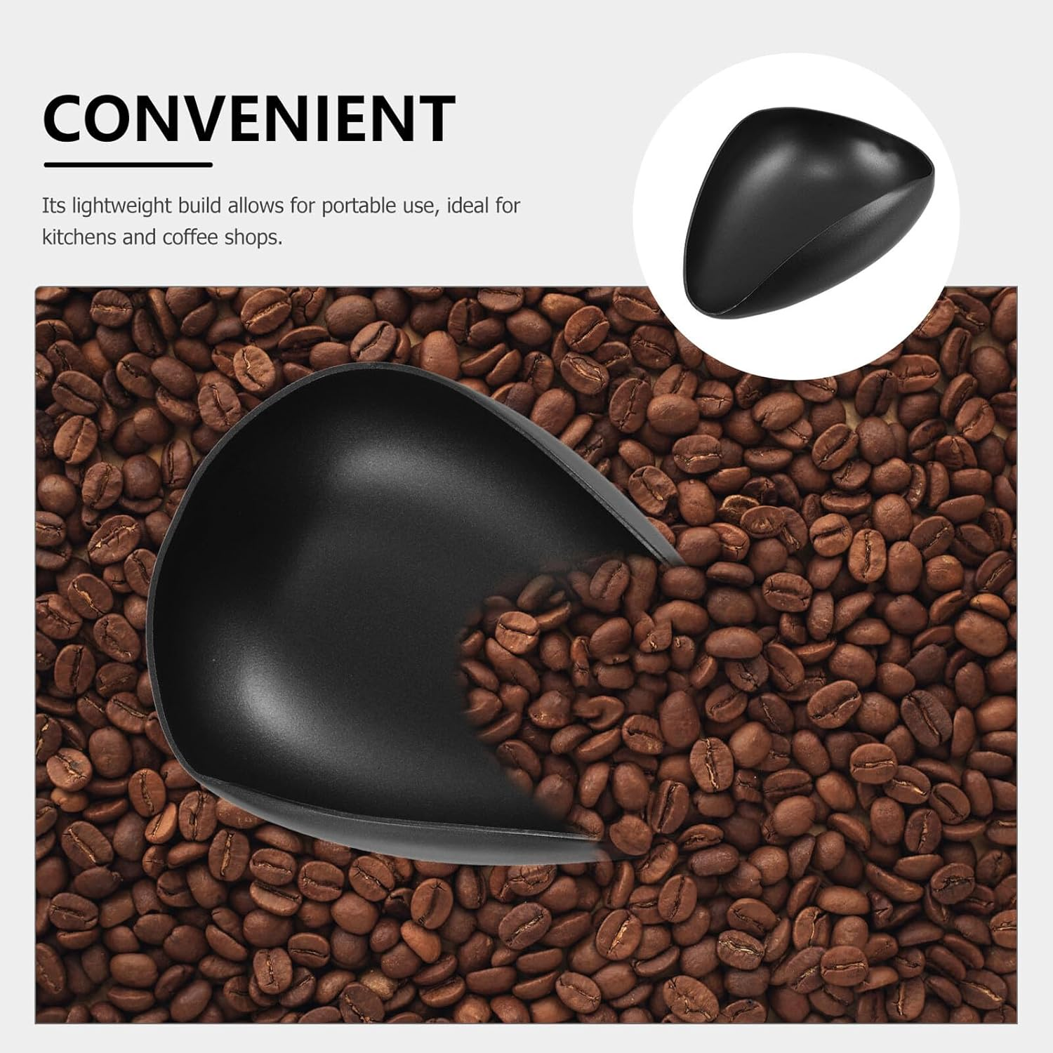 BRIGHTFUFU Loose Leaf Tea Powder Coffee Bean Sample Trays Coffee Cupping Tray Espresso Measuring Tool Scale Food Grams Espresso Bean Holder for Scale Black image number 3