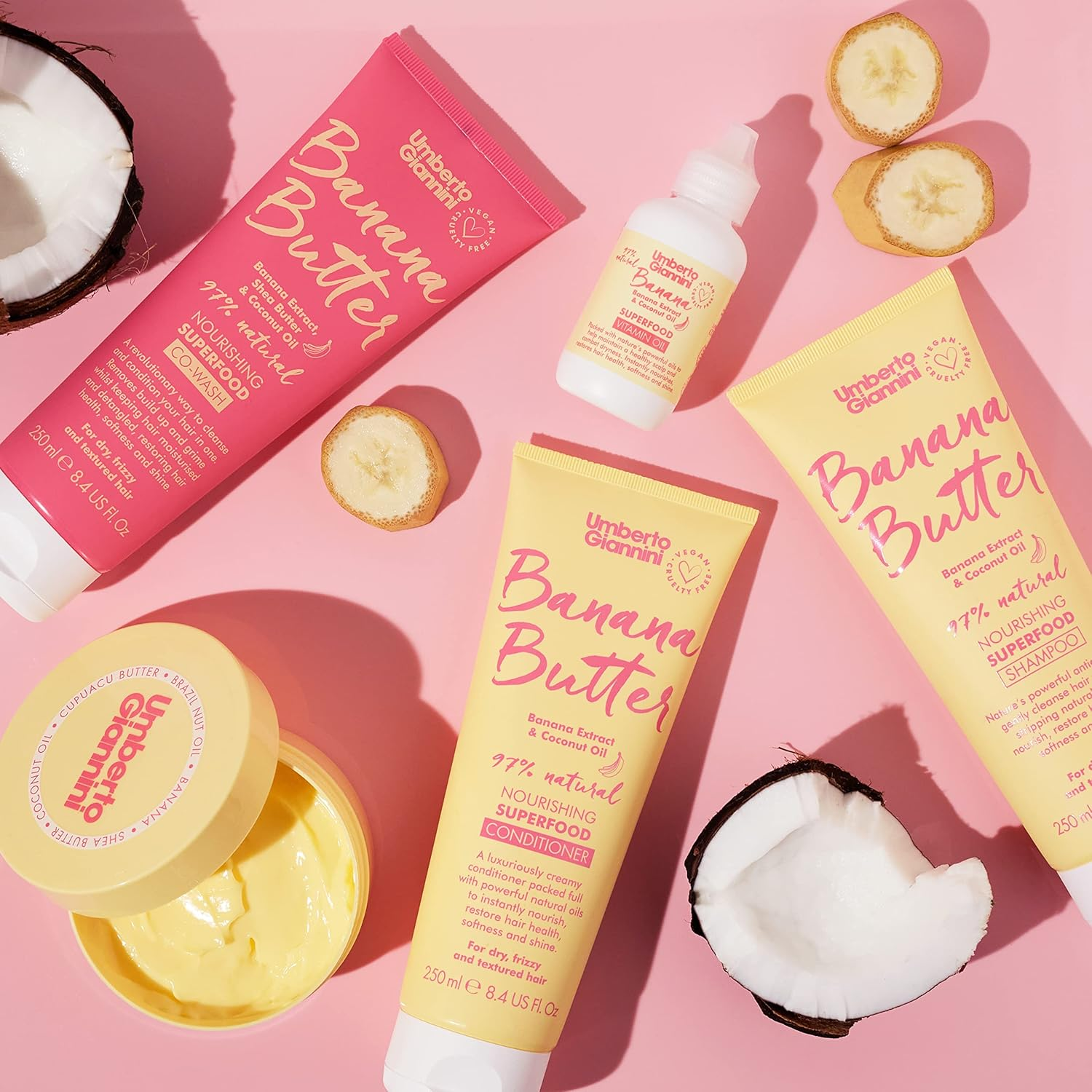 Umberto Giannini Banana Butter Leave-In Conditioner 200Ml image number 5