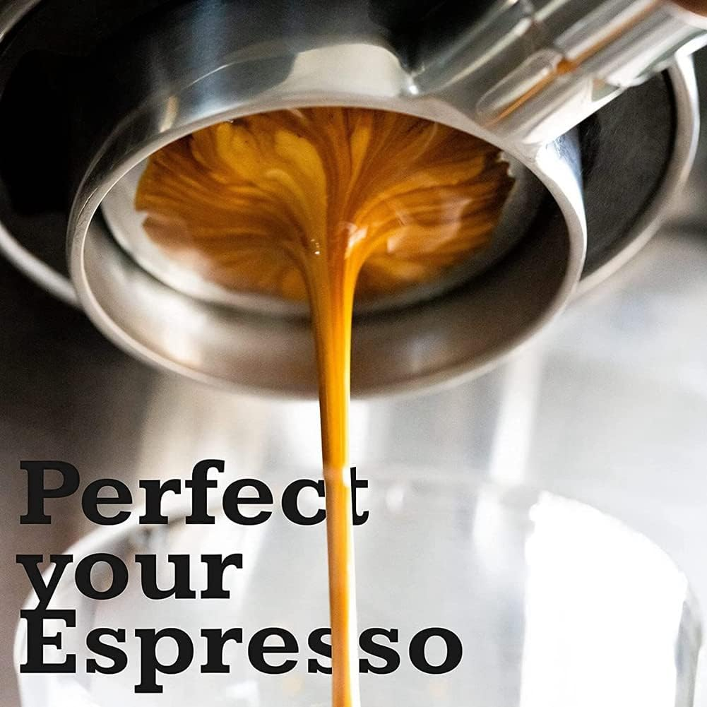 Hcskoss Coffee 54Mm Bottomless Portafilter 53Mm Coffee Distributor & Tamper Coffee Portafilter Coffee Tamper for the Express image number 5