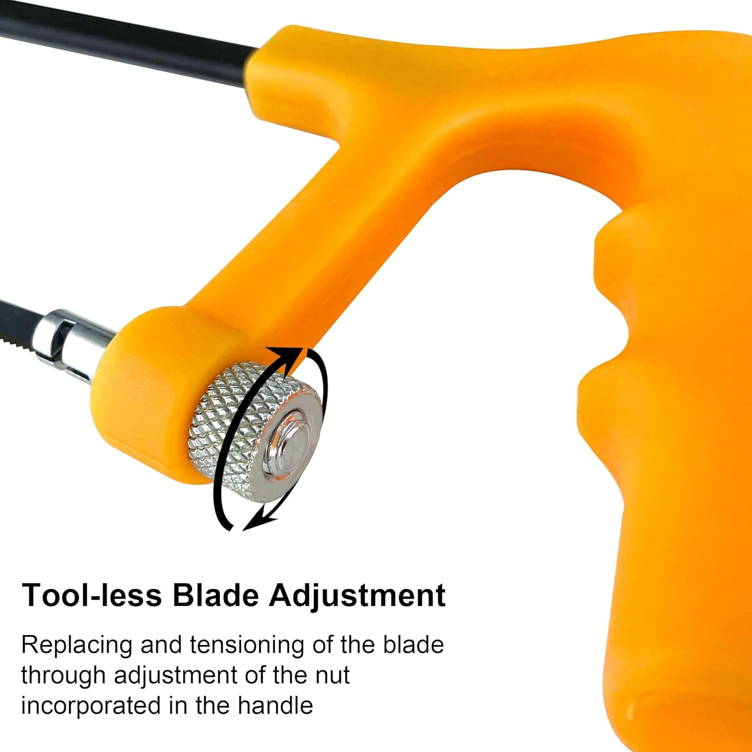 Hanpex 15Cm / 6 In. Mini Hacksaw Frame - 150Mm Extra Fine Cut Junior Hack Saw with Bi-Metal Blade for Metal and Wood