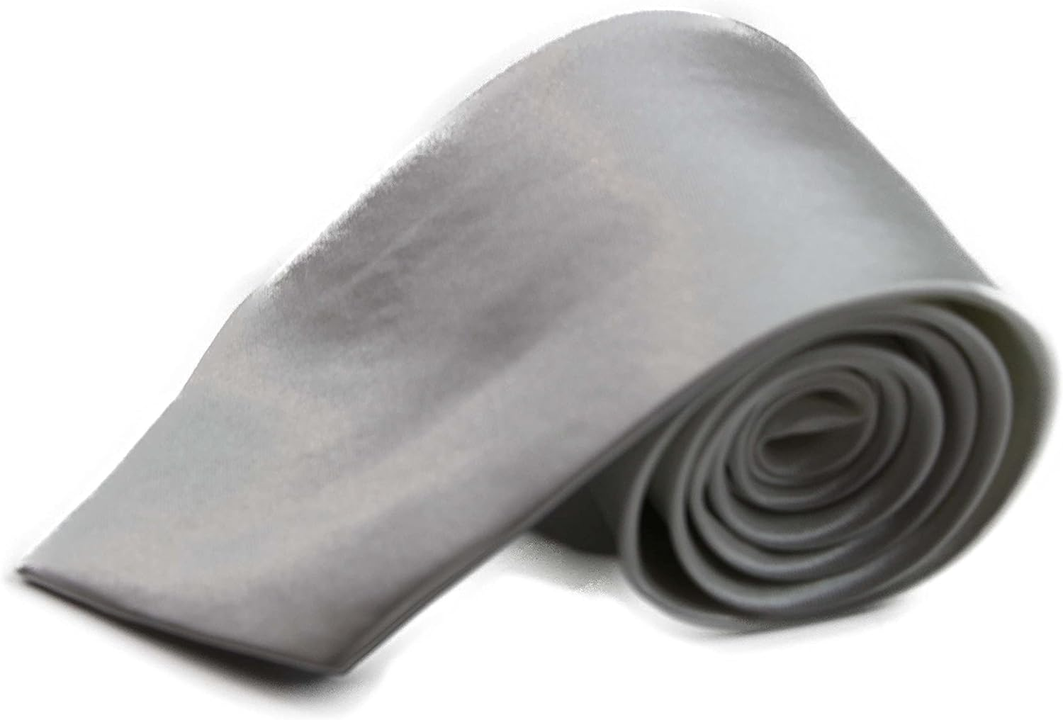 Mens Ivory 8Cm Plain Neck Tie image number 1