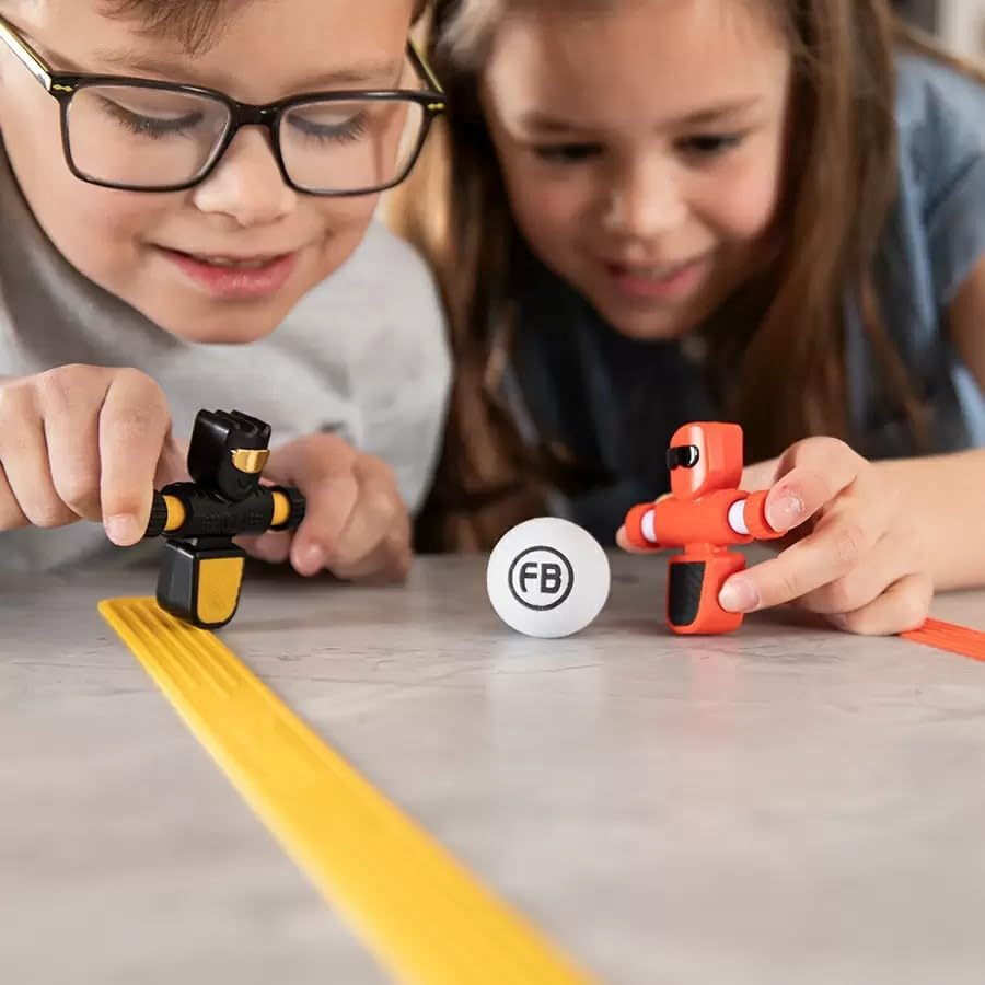Tomy Fat Brain Toys Foosbots Pack of 2 - the Football-Themed, Fast-Paced Table Game for 2 Players for Children from 6 Years - Fun Football Gift - Ideal for Football Fans and Families image number 3