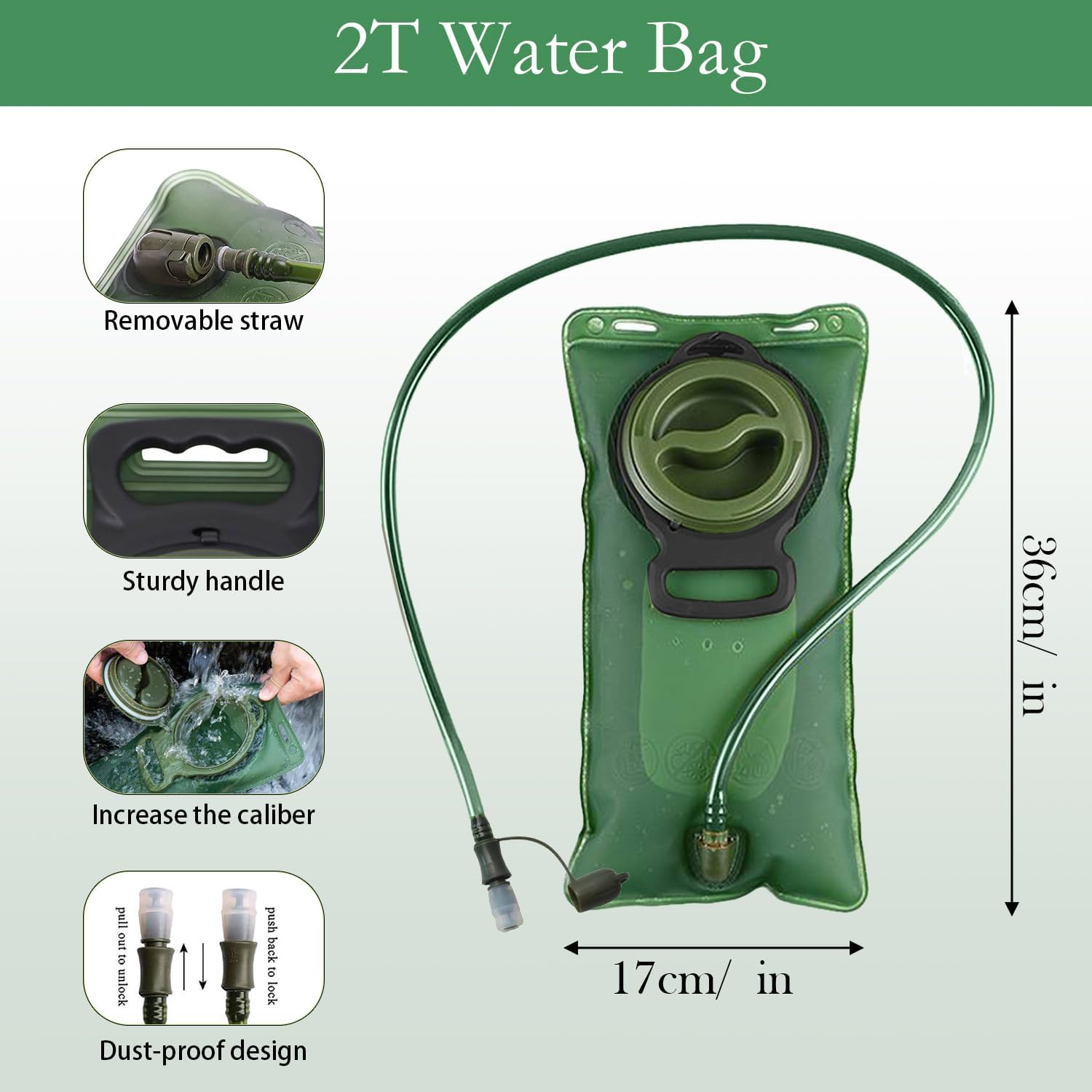 Ultra-Compact Hydration Running Vest: Lightweight Chest Pack with Integrated 2L Reservoir for Multi-Sport Adventures (Hiking, Cycling, Racing) - Unisex Fit image number 5