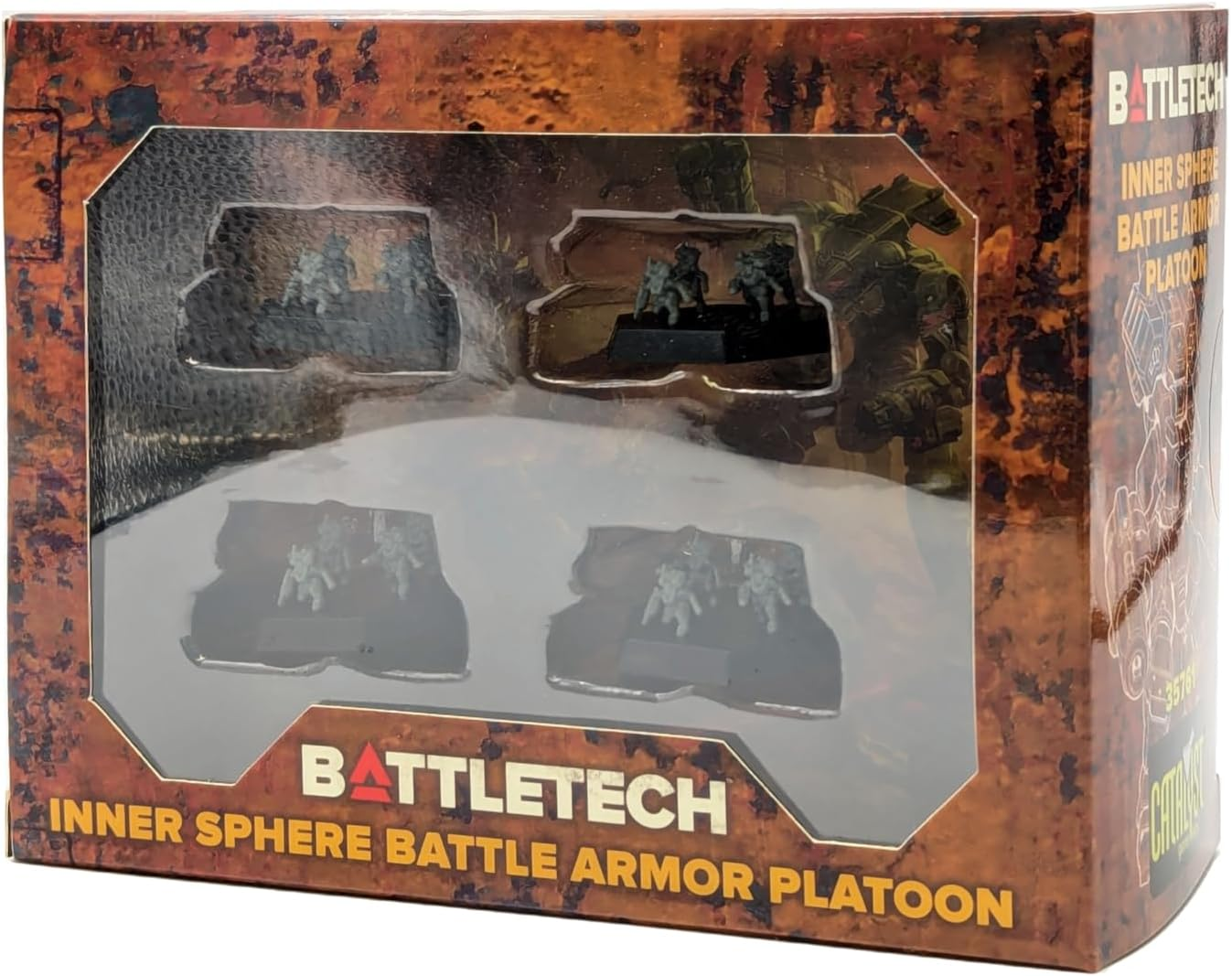 Catalyst Game Labs Battletech | Miniatures | Inner Sphere Battle Armor Pack | Expansion | Miniature Game Ages 14+ image number 2