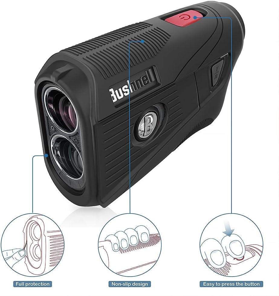 TUSITA Silicone Case Compatible with Bushnell Tour V5 Slope Shift Laser Golf Rangefinder - Black image number 4