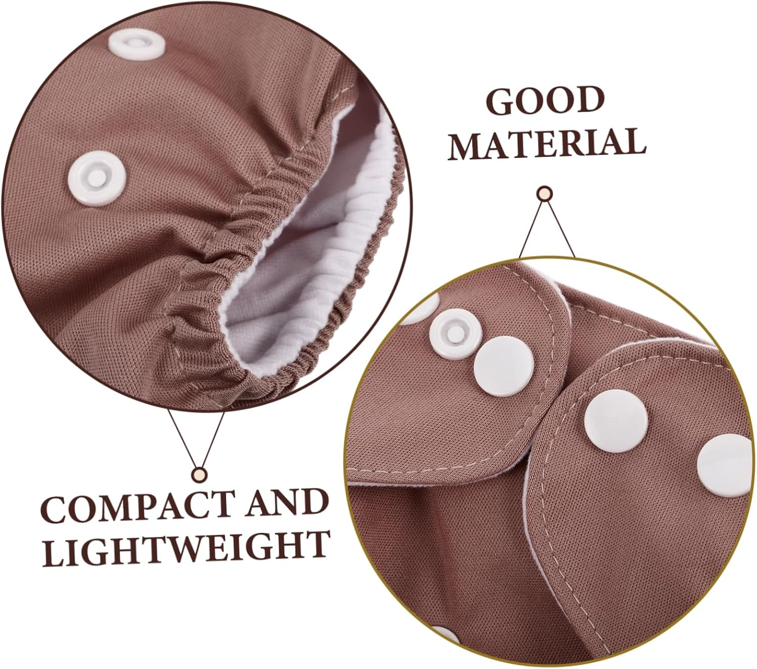 Cloth Diapers Reusable Diaper for Newborn for Swim Unisex Cloth Nappies Pink image number 4