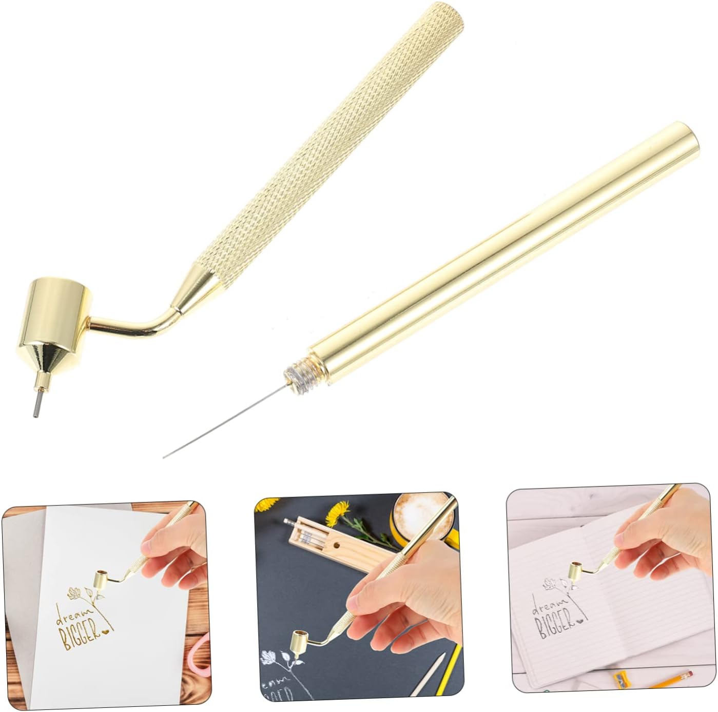 2Pcs Touch up Pen Precision Paint Pen Multi-Purpose Paint Applicator for Canvas Non-Slip Ergonomic Design Supply