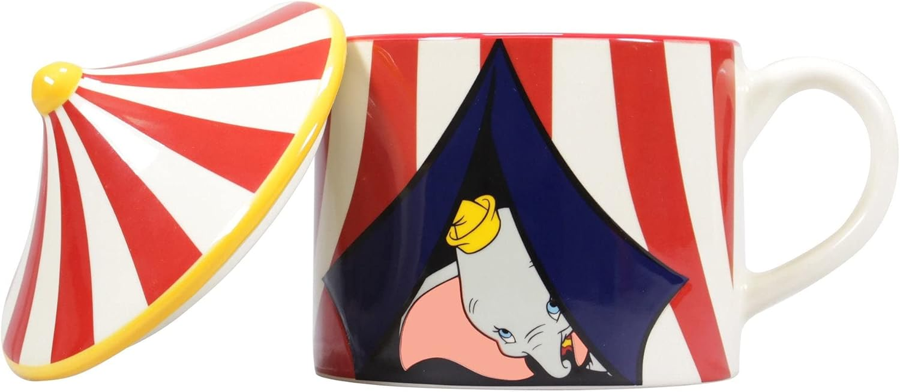 Disney Gifts Dumbo Circus Shaped Mug with Lid, 400 Ml Capacity image number 2