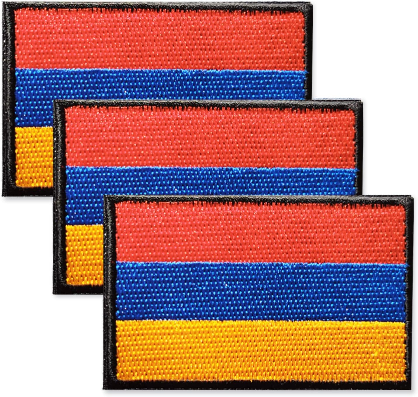 Zxvzyt 3 Pack Australia Flag Embroidered Patches Australian Flags Military Emblem Patch for Clothes Hat Backpacks Decorations