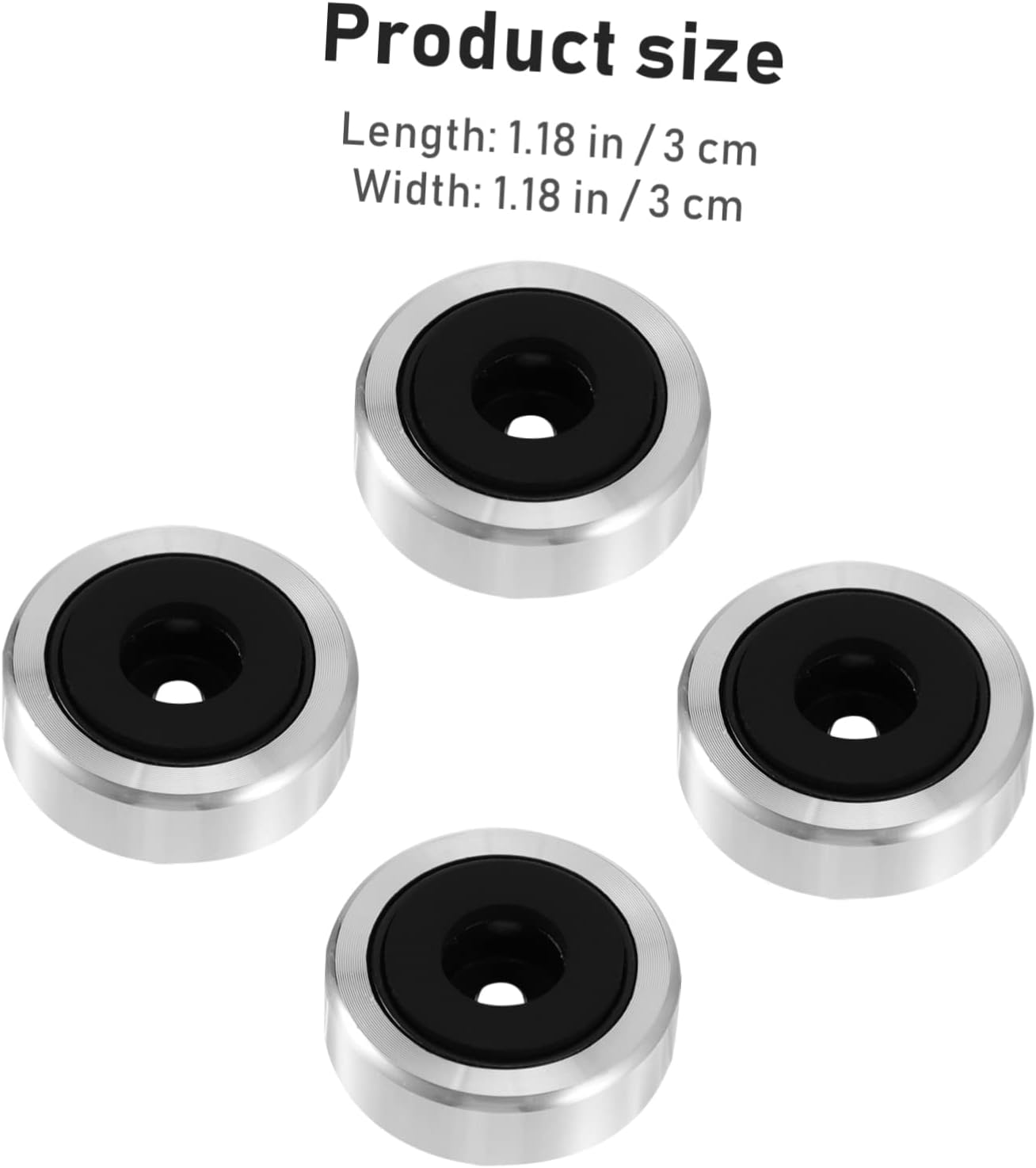 Anti Vibration Amplifier Feet Pads Speaker Pads Aluminium Alloy Shock Absorber Isolation Sturdy Design for Audio Equipment Protection in Home Audio Setup image number 5