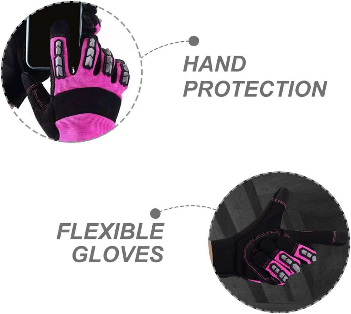 BESPORTBLE Puncture and Wear-Resistant Gloves for Gardening Outdoor Planting and Household Tasks Womens Work Gloves High Visibility and Material image number 6