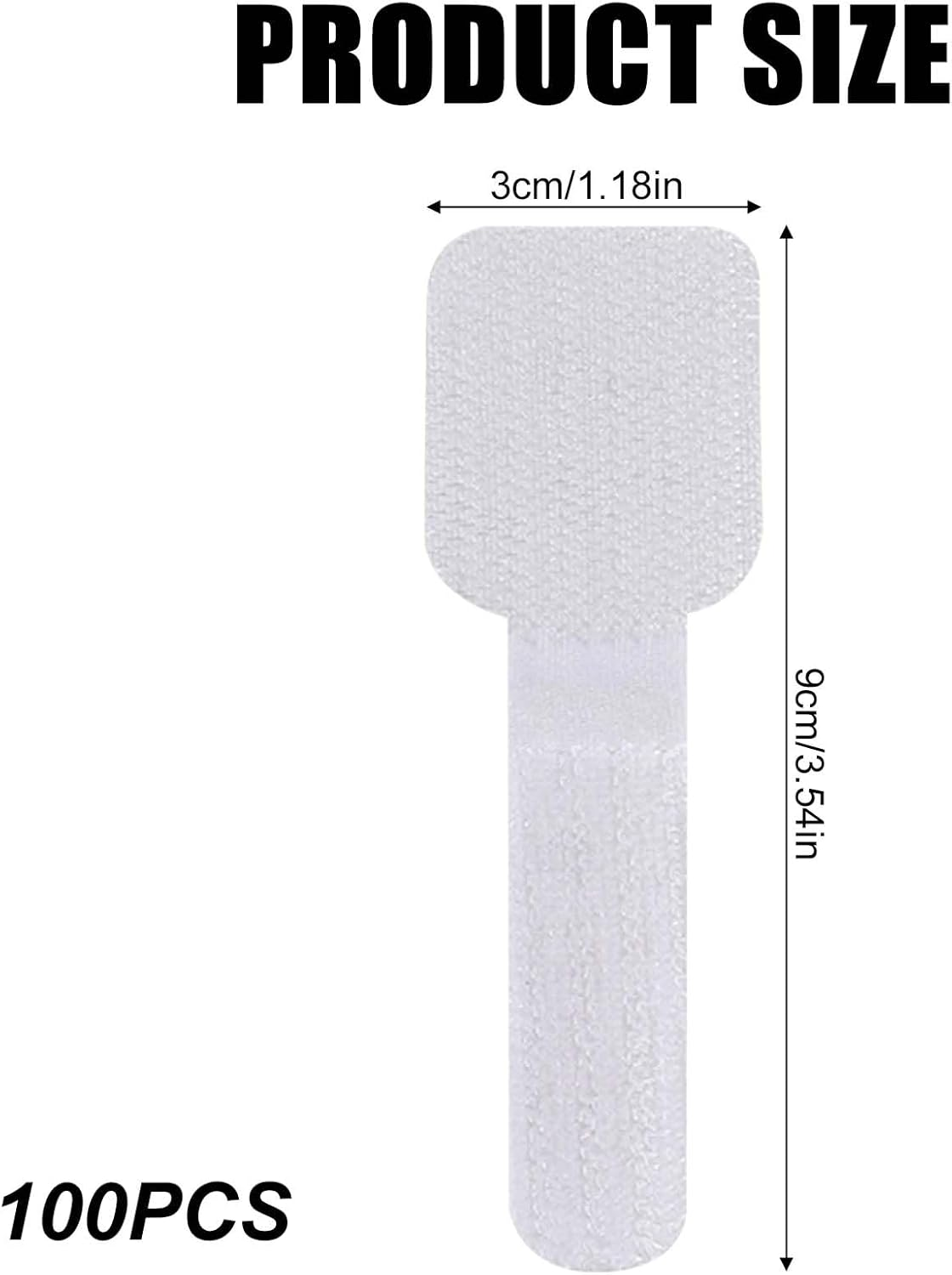 Pack of 100 Outdoor Adhesive Hooks, Transparent Hooks for Cat Nets, Adhesive Hooks, Extra Strong Outdoor, Fixation for Balcony Net for Cats, Cat Protection Net, Cat Net No Drilling (Without Cat Net) image number 1