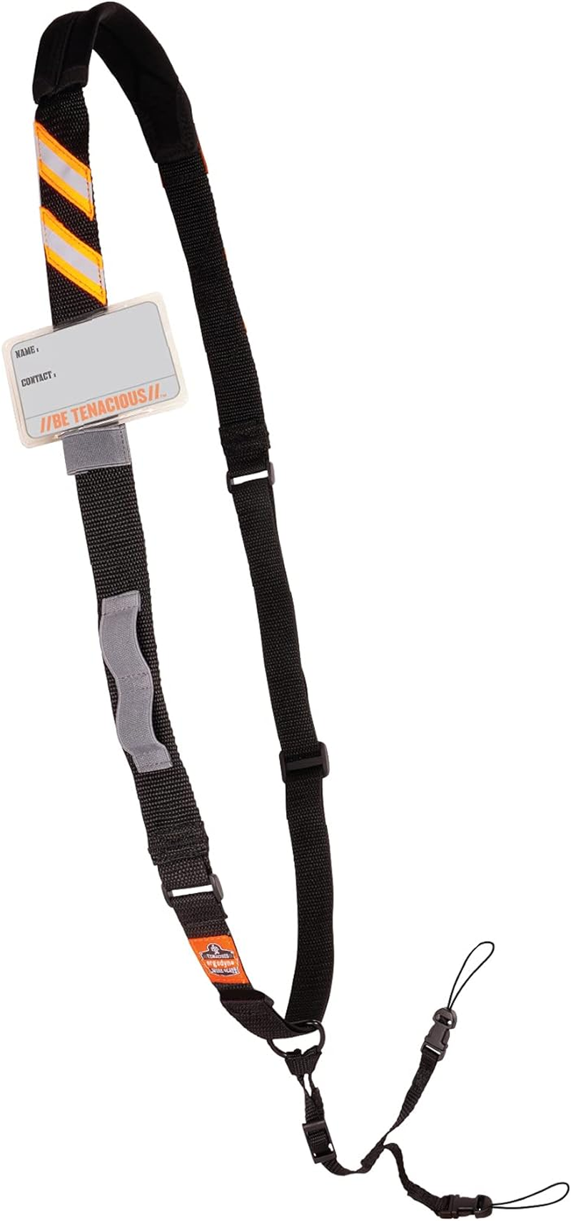 Ergodyne Squids 3137 Barcode Scanner Padded Harness, Sling Style, Tethering Lanyard for Bar Code Scanners, Black image number 6