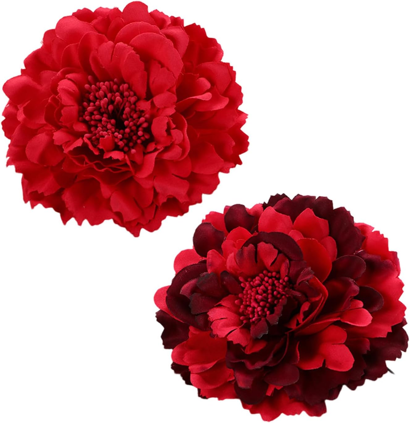 2 Pieces Simulated Flower Hair Pin, Eleer Hairpin, Decorative Hair Pin with Hairstyles, Suitable for Parties, Weddings, Travel. image number 1