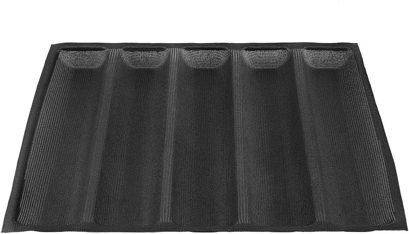 Silicone Bread , Silicone Oblong Shape Bread Molds Baguette Pan French Bakeware Tray image number 1