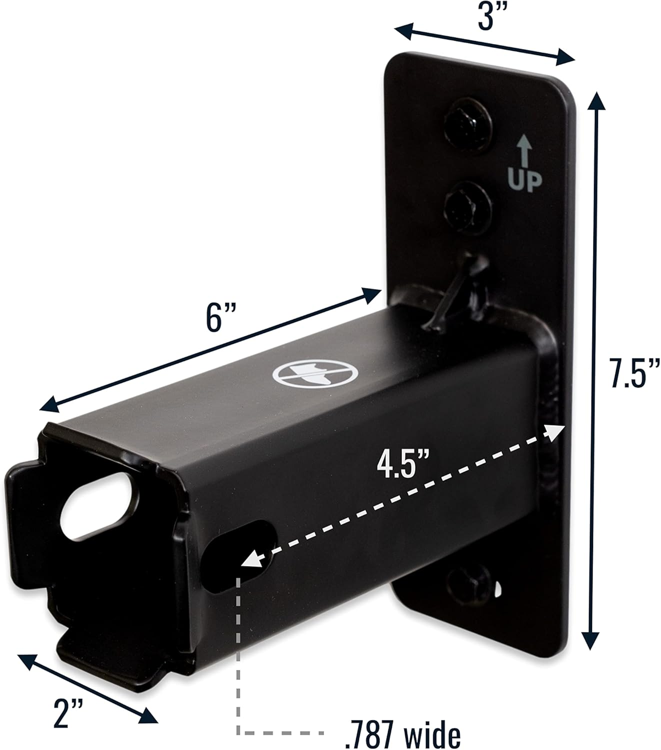 Storeyourboard Hitch Wall Mount, Bike and Cargo Rack Hanging Garage Organizer, Trailer Hitch Receiver Storage, Holds Max 175 Lbs (2 Inch) image number 6
