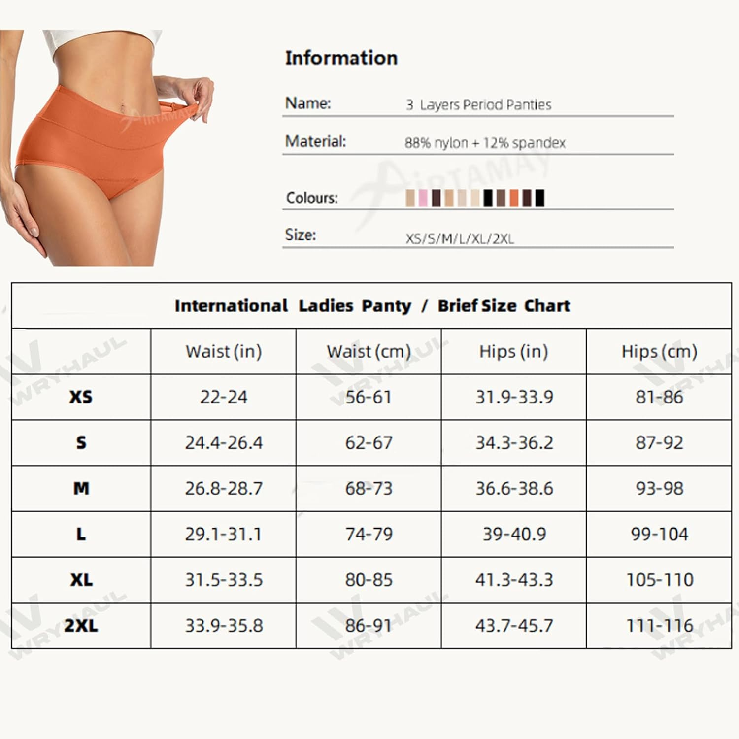 2026 New Aromira Lushybum Premium Comfort Leakproof Shaping Undies, Ciracla Lushybum Panties - Washable & Reusable Three Layer Leakproof Underwear