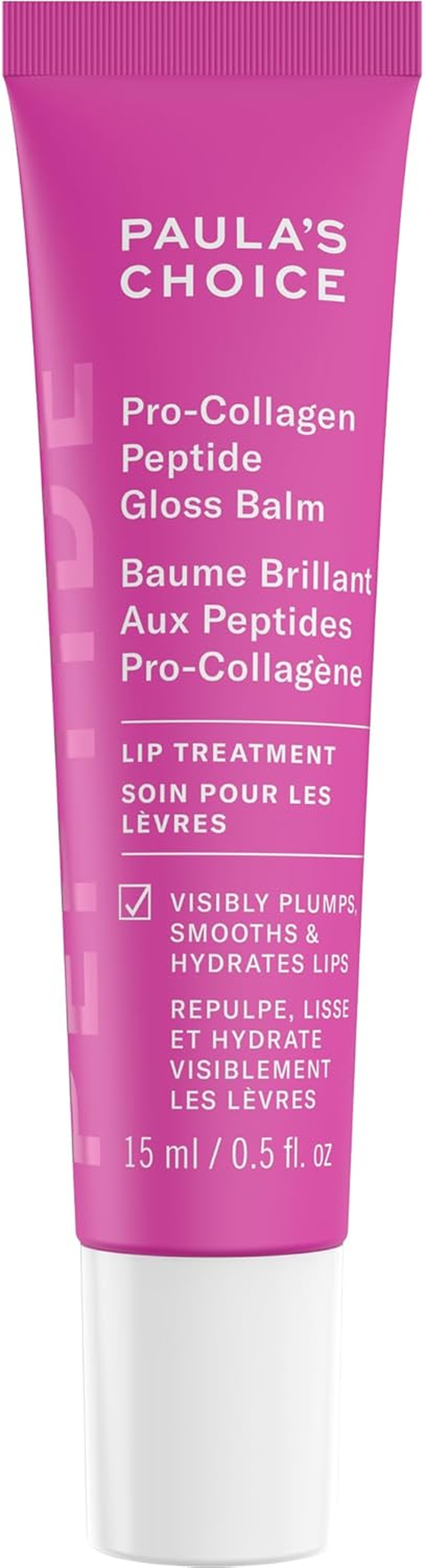 Paula&rsquo;S Choice Pro-Collagen Peptide Gloss Balm, Plumps, Hydrates & Smooths Lips, Sheer & Glossy Finish for Fuller Lips, Cruelty-Free, 15 Ml image number 6