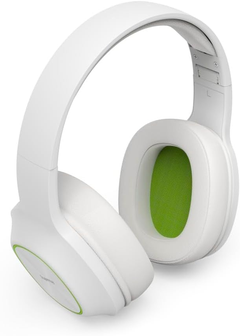 Hama Spirit Calypso II Over-Ear Wireless Headphones with 60 Hours Battery, Extra Bass, Multipoint Connection, Voice Assistant Compatibility, Foldable, White image number 2