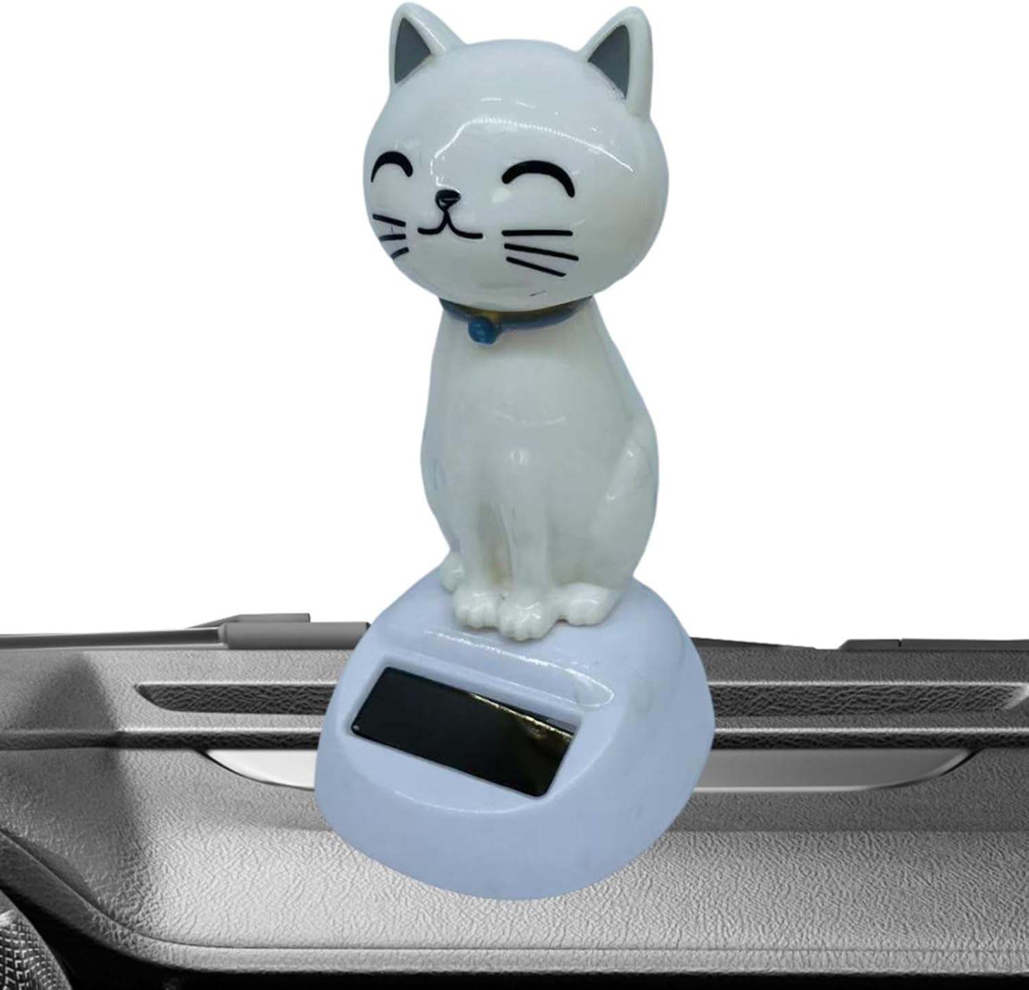 Solar Powered Bobblehead Cat | Solar Powered Car Dashboard Interior Decoration,Dancer Figurines Shaking Ornament, Car Interior Doll Ornament, Dancing Toys Ornaments image number 3
