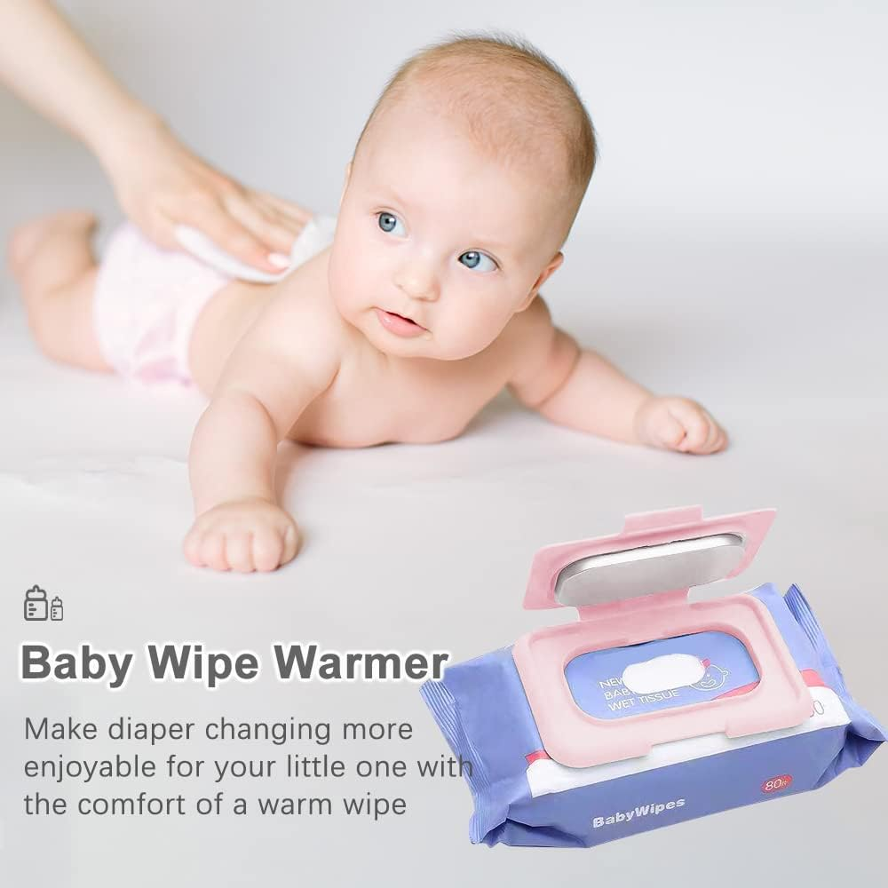 Baby Wipe Warmer Portable Baby Wet Wipes Warmer Heater USB Powered Perfect for Traveling Blue image number 2