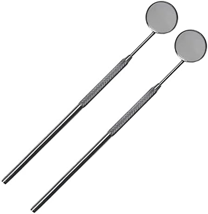 Dental Mouth Teeth Inspection Mirror &ndash; anti Fog Oral Curve Angle Dentist Tool &ndash; 2 Pcs Pack by DMX INTL image number 5