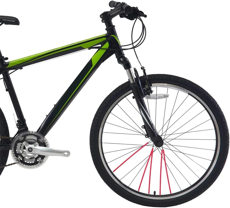 72Pcs Bicycle Wheel Spoke Bike Spoke Wrap Kit Mtb Skins Covers Mountain Sleeves Red image number 6