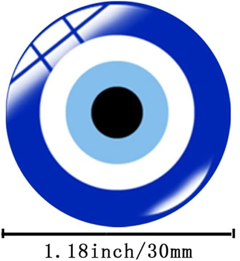 Wangjue 6Pcs Evil Eye Air Vent Clips Car Air Fresheners Blue Turkish Interior Spiritual Accessories Decorations for Girls Women Men image number 1