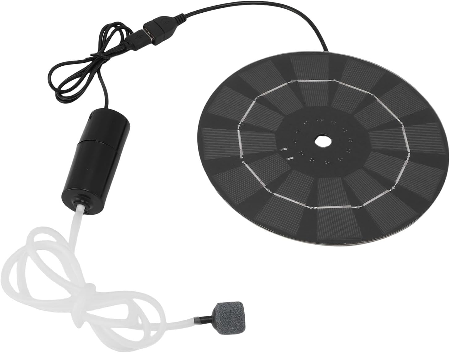 Sorandy 10W Solar Floating Pond Aerator, Solar Powered Air Pump Pool Fish Oxygenator Low Noise Operating, Aquarium Oxygen Aerator for Garden Outdoor Pool Pond image number 4