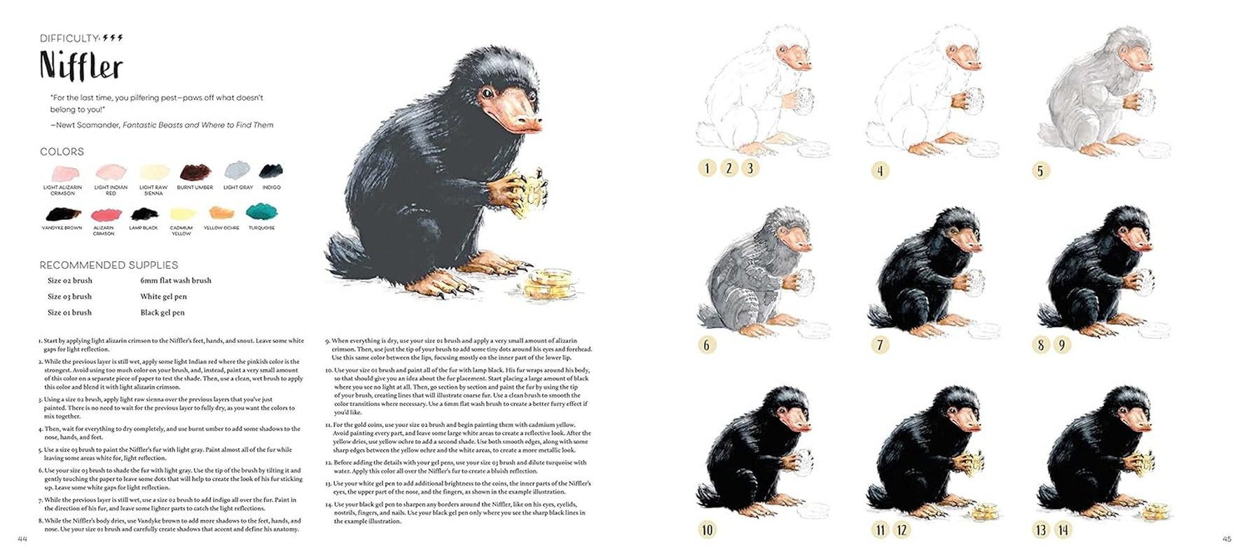 Harry Potter: Watercolor Magic: Flora & Fauna image number 1