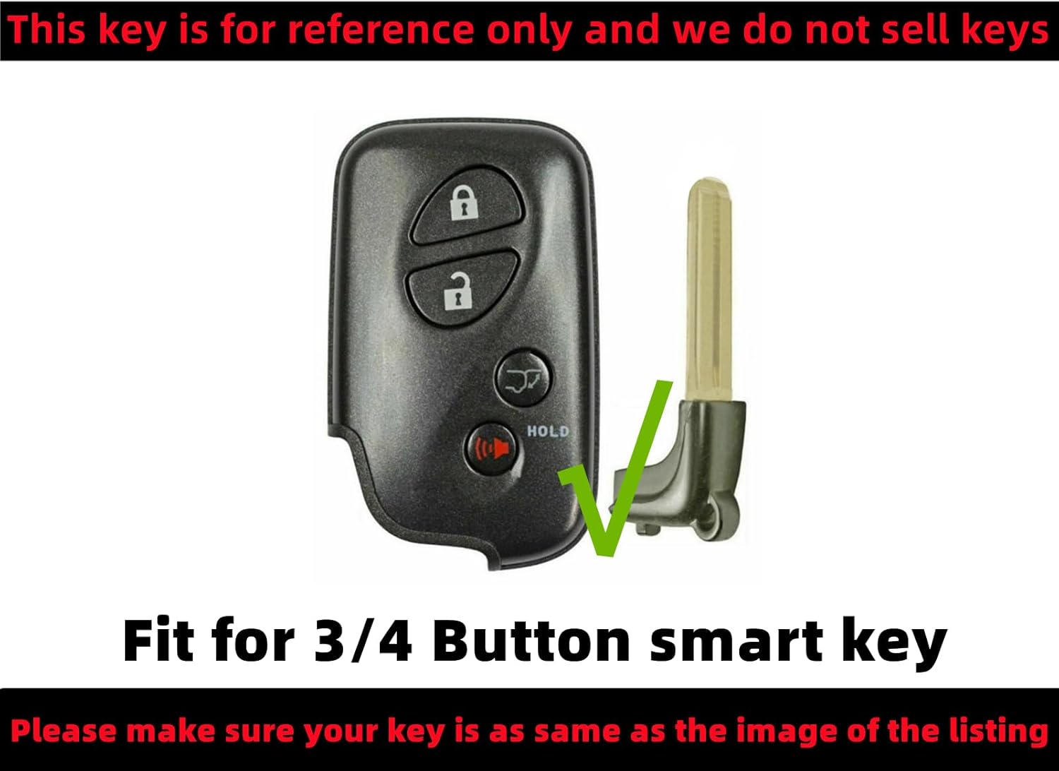 Silicone Rubber Key Fob Cover Compatible with 2005-2017 Lexus Ct200H ES350 GS300 GS350 GS430 Gs450H GS460 Is F IS250 IS350 LS460 Ls600H LX570 RX350 HYQ14AEM HYQ14ACX image number 2