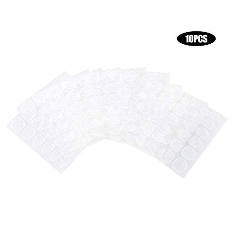 Breathable Adhesive Tabs Fake Nail Glue Sticker, Double Sided Adhesive Nail, 10 Sheets Transparent Double-Sided Adhesive Tapes Toenail Toe Nail Sticker Nail Glue Sticker False Nail Tips image number 5