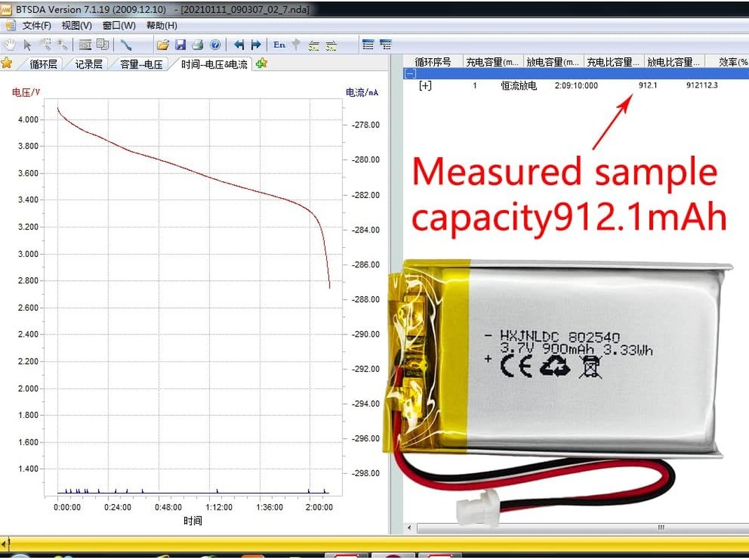 802540 3.7V 900Mah Rechargeable Lithium Polymer Battery, Suitable for Sena 10S 20S 30K Series Motorcycles Bluetooth Headset Intercom Battery Replacement Sena 10S-01 Ena、20S-01、20S Evo、30K-01D - For Sena10C And 10C Pro image number 3