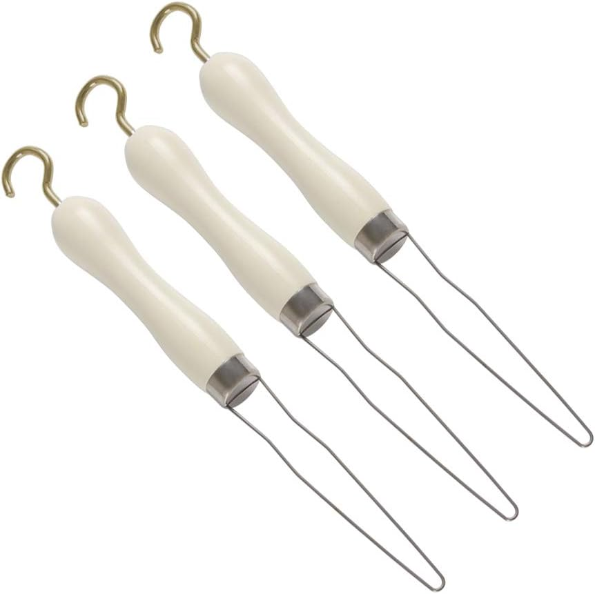 Grip Button Hook Helper Shirt Collar Buttoner Jeans Easy Buttoner Button Hook Aid Tool Lightweight Built-Up Dressing Aid for Arthritis (With a Hook) image number 5