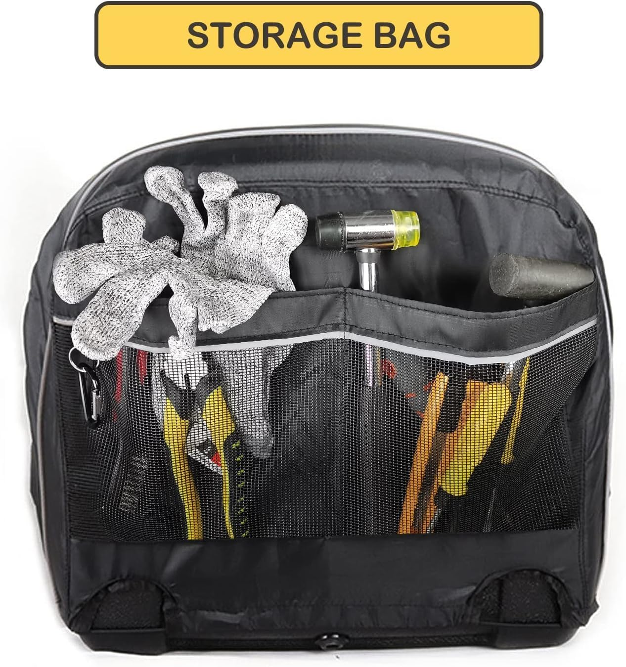 Riding Lawn Mower Seat Cover, Heavy Duty 600D Polyester Oxford Tractor Seat Cover with Padded Cushion Surface, Durable Waterproof Seat Cover Fits Craftsman,Cub Cadet,Kubota Lawn Mower Tractor image number 4