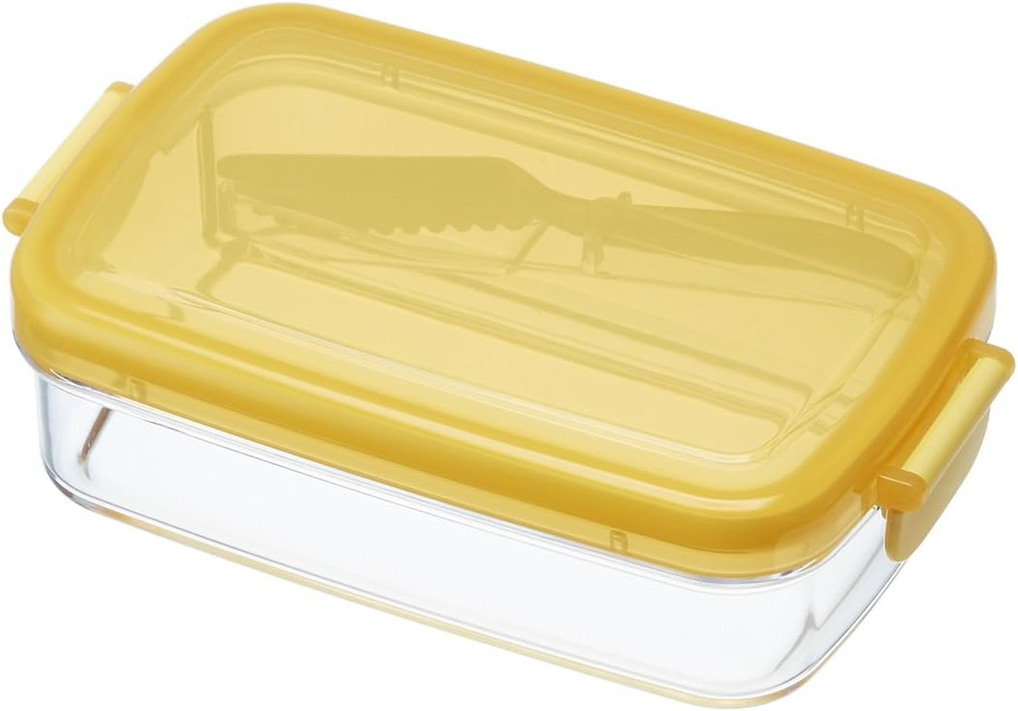 Skater PBJ1F Fluffy Knife Butter Case Basic Made in Japan Yellow