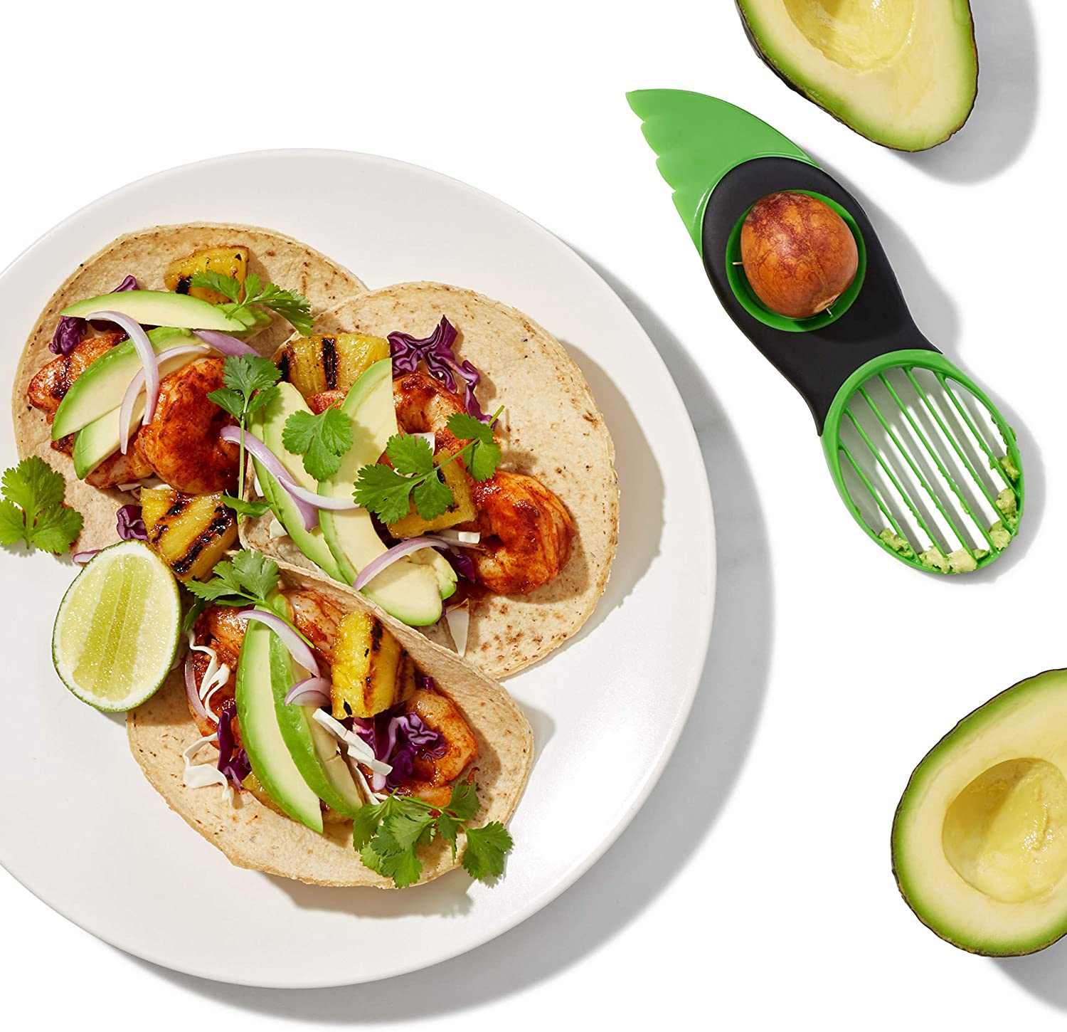 OXO 3-In-1 Avocado Slicer, Multi, 0719812035215 image number 1