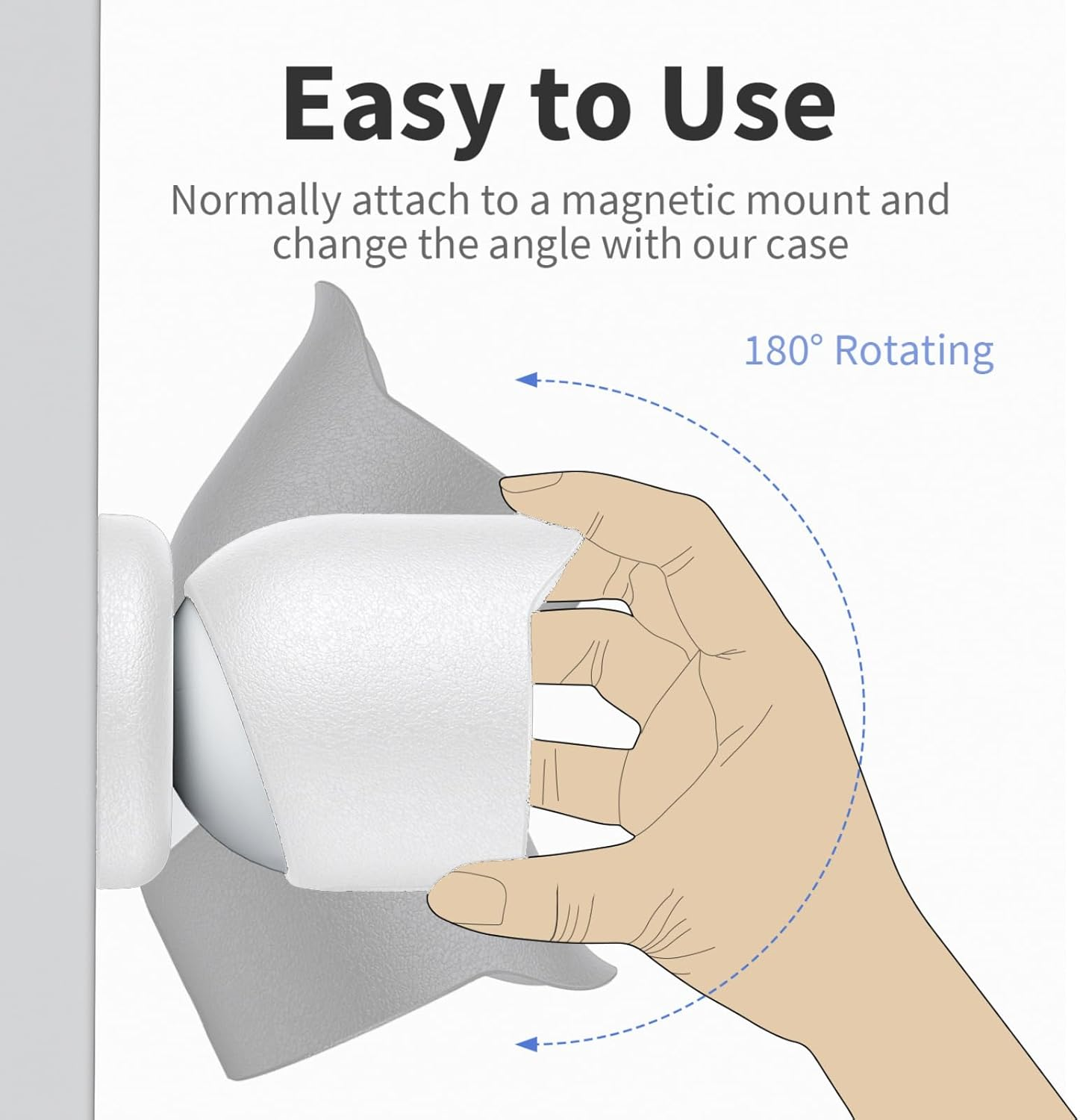 UOEPOWA Case Cover for Google Nest Camera Outdoor or Indoor, Waterproof & Dustproof & Sun Protection Silicone Protective Case, for Home, Ofiice Security image number 4