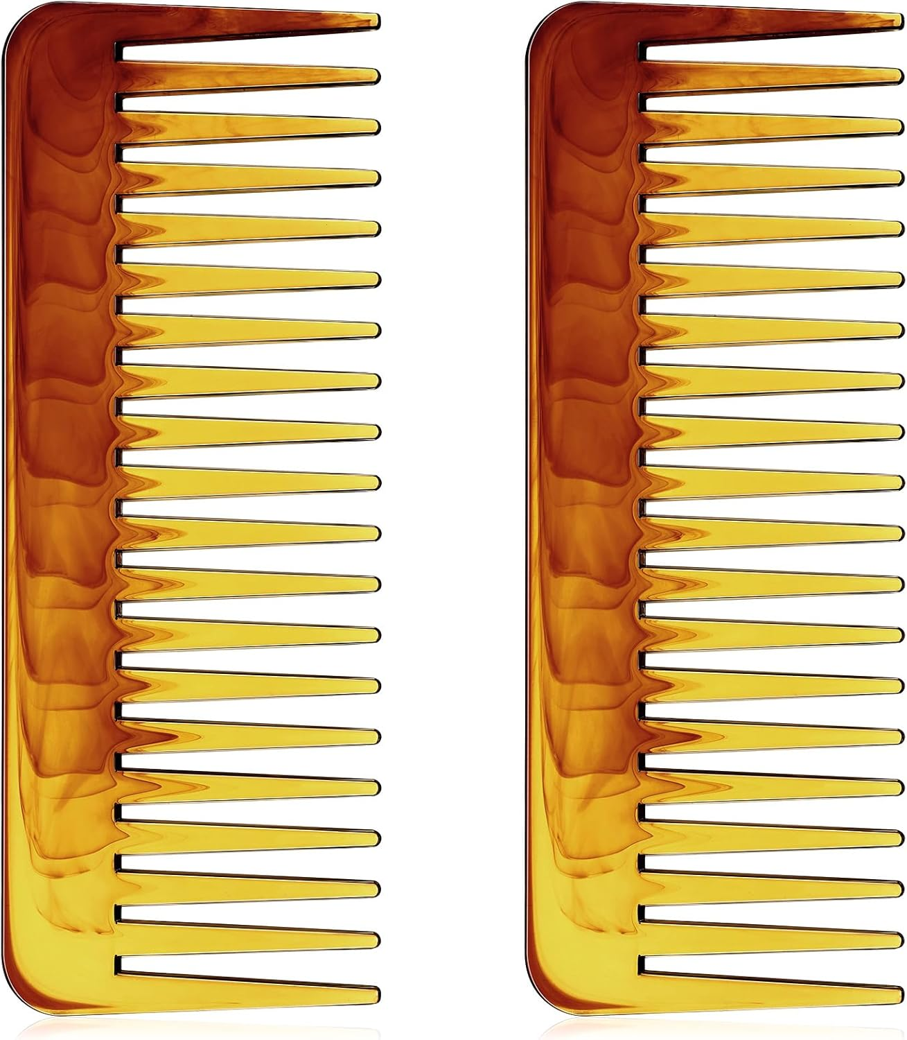 Patelai Wide Tooth Comb Large Hair Detangling Comb for Curly, Wet Dry Hair, No Handle Detangler Accessories(Cyan)