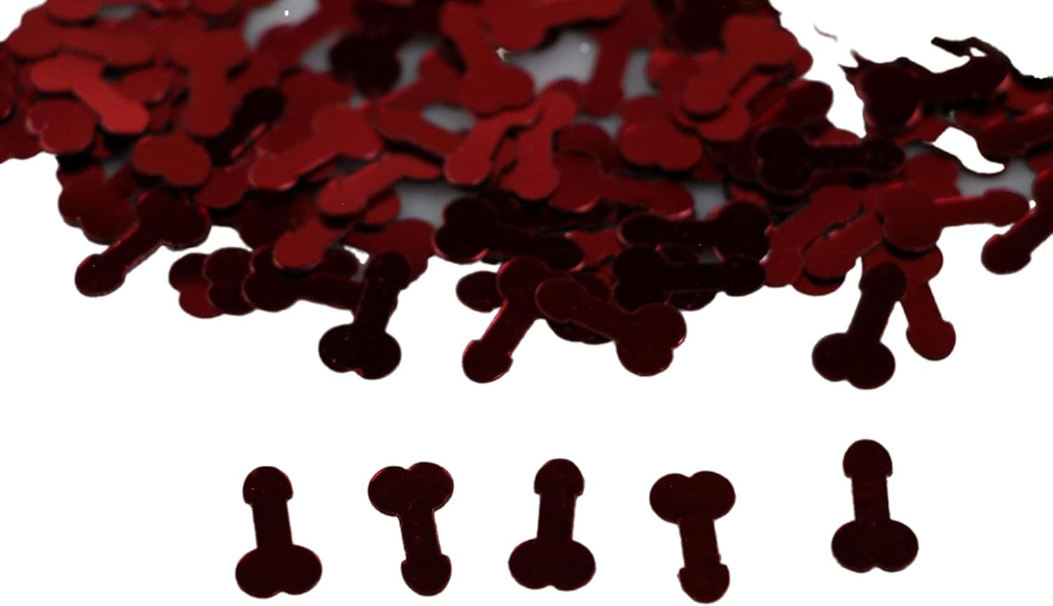 Confetti Penis Hens Night Party Willy Bachelorette Decoration Red image number 4