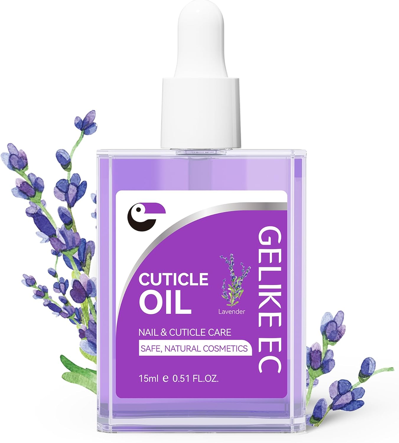 Gelike Nail Cuticle Oil Vitamin E B 100% Pure & Natural Jojoba Bean with Flower Aroma - Soothe & Moisturize Dry Nails and Cuticles image number 6