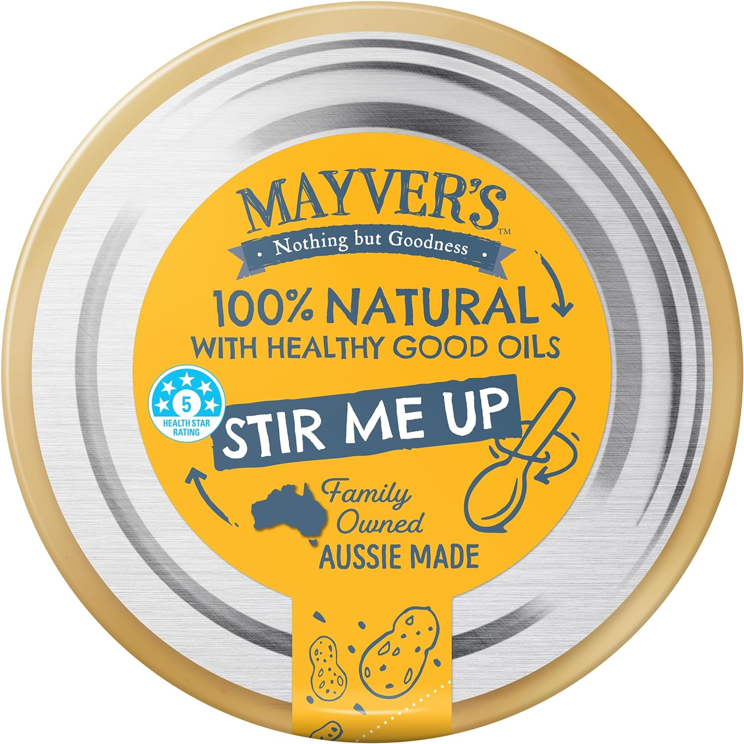 Mayver'S Smooth Peanut Butter 750 G image number 1