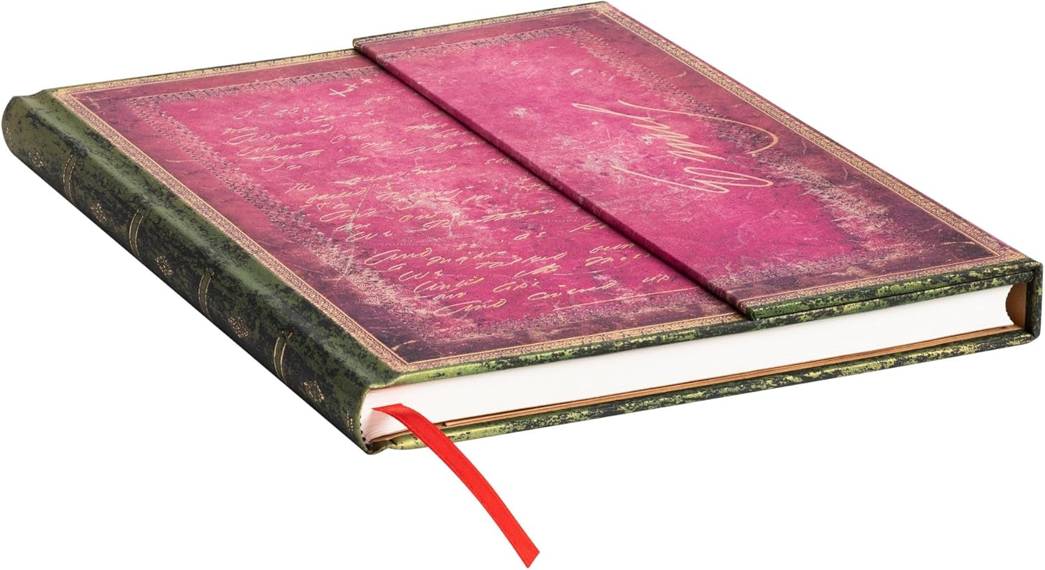 Emily Dickinson, I Died for Beauty Lined Hardcover Journal: Hardcover, Wrap Closure, 120 Gsm, Ribbon Marker, Pouch image number 4