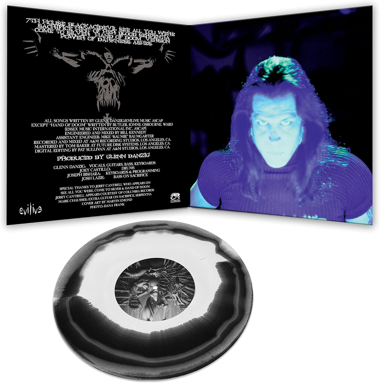Danzig 5: Blackacidevil (Black & White Haze Vinyl) image number 3