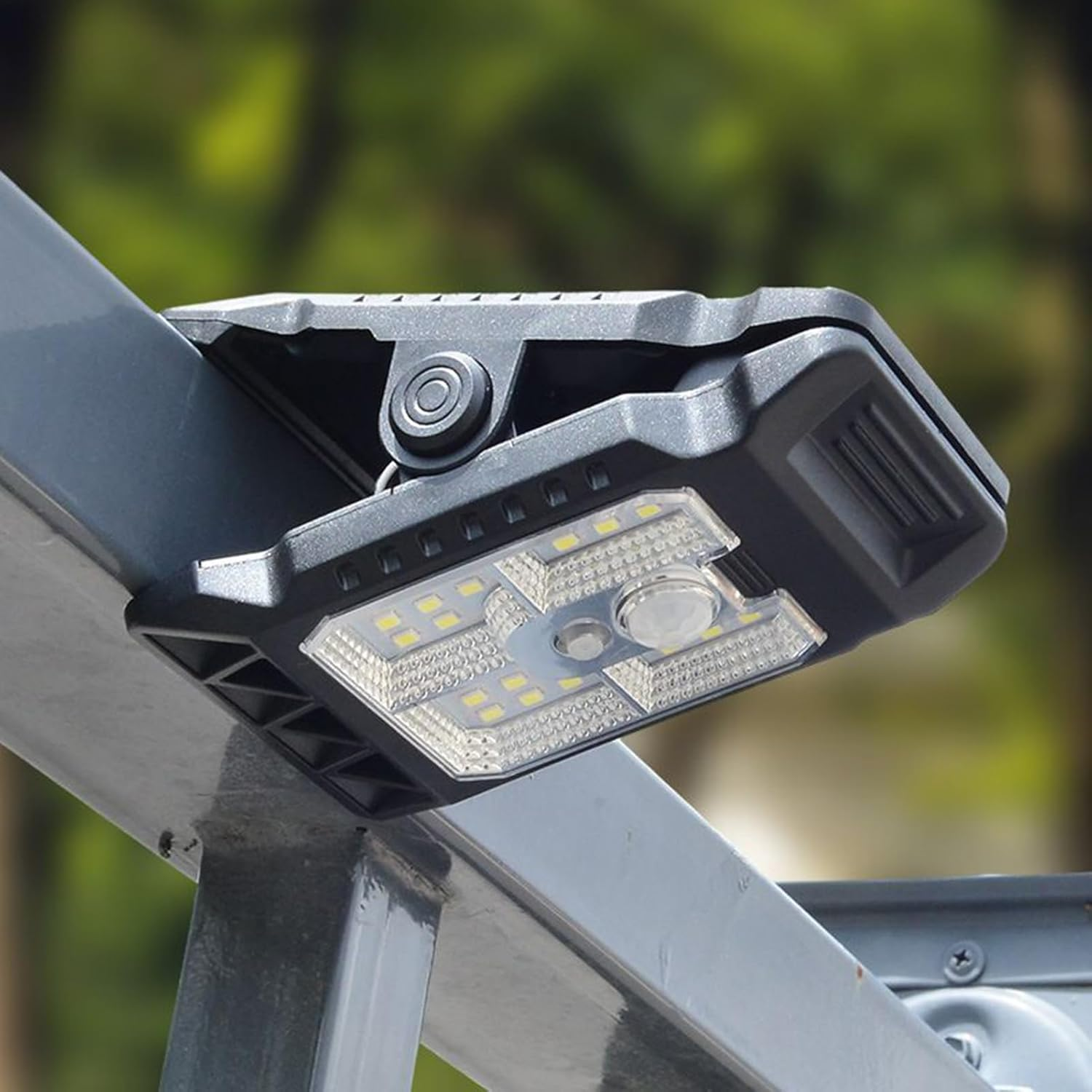 Clip on Solar Lights Outdoor Motion Sensor,Clip on Solar Motion Lights Outdoor | Security Lighting for Gate Patio Deck Backyard Camping Fence Garden Home - Led Model image number 5
