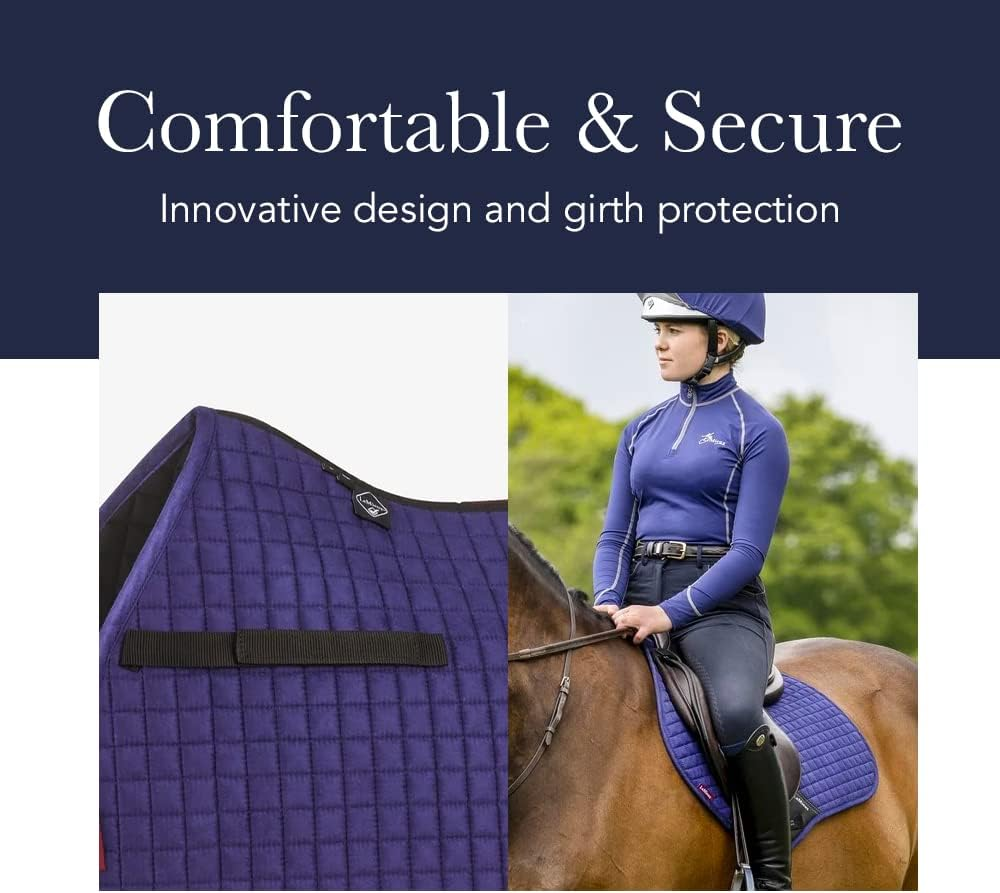 Lemieux General Purpose Suede Square Saddle Pad - English Saddle Pads for Horses - Equestrian Riding Equipment and Accessories image number 7