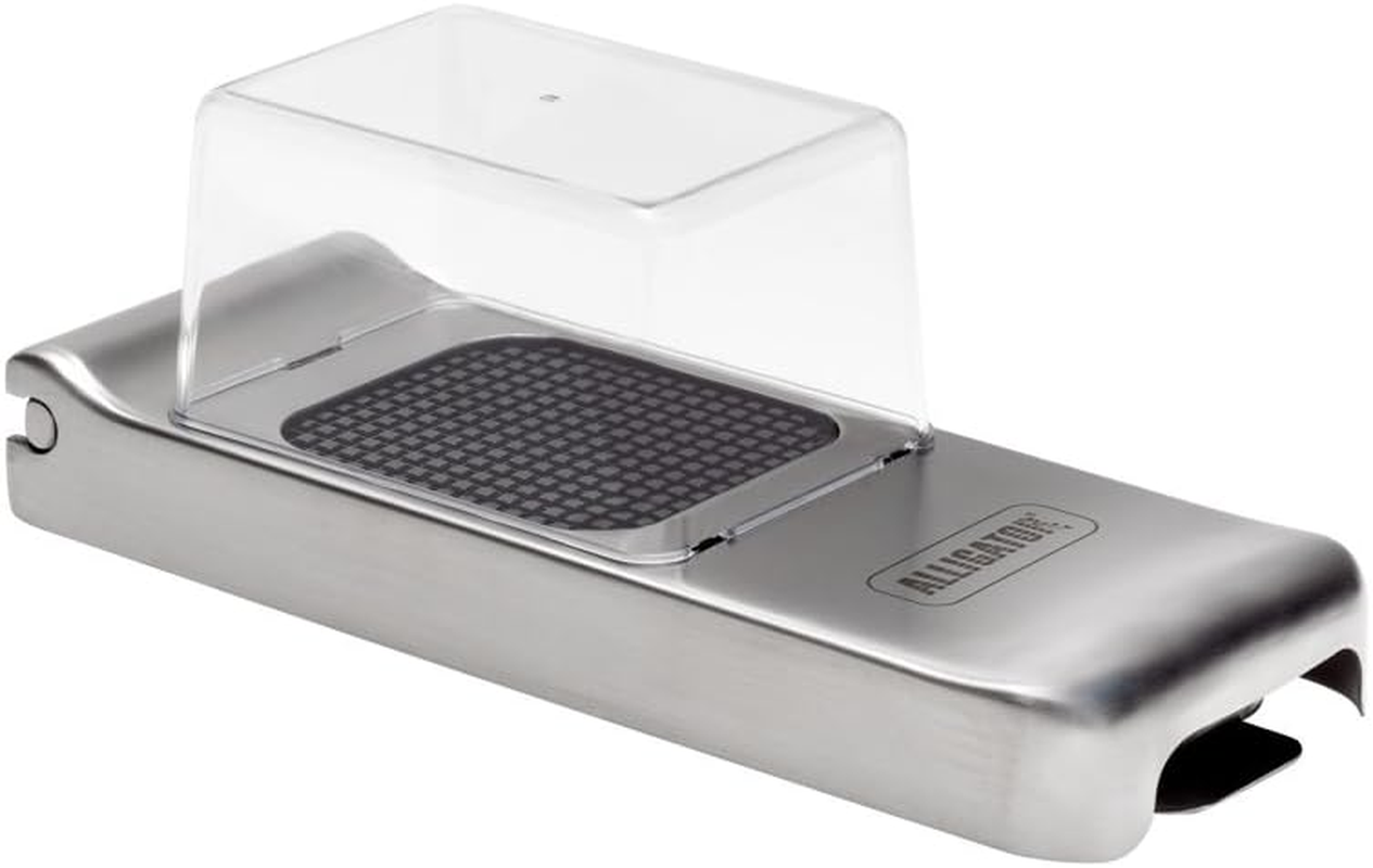 Alligator Vegetable Chopper with Container | Food, Salad, Veggie Dicer, Manual Onion Chopper Vegetable Cutter | 3 Stainless Steel Blades Included | Perfect for Kitchen Prep image number 3