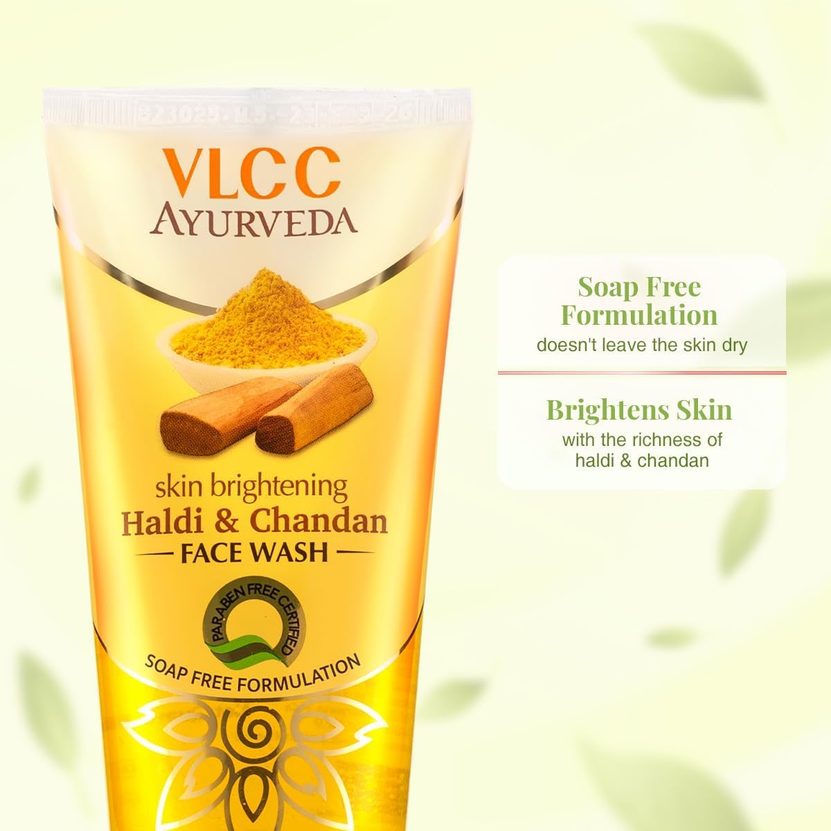 VLCC Skin Brightening Haldi & Chandan Face Wash 100 G image number 5