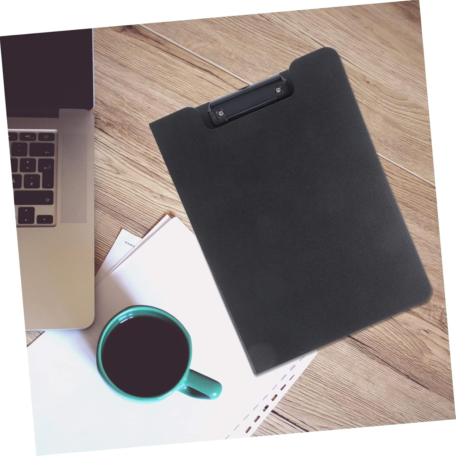 TEHAUX Writing Pad Holder Clipboard Portable Office Document Clip for Classroom School - Black image number 6