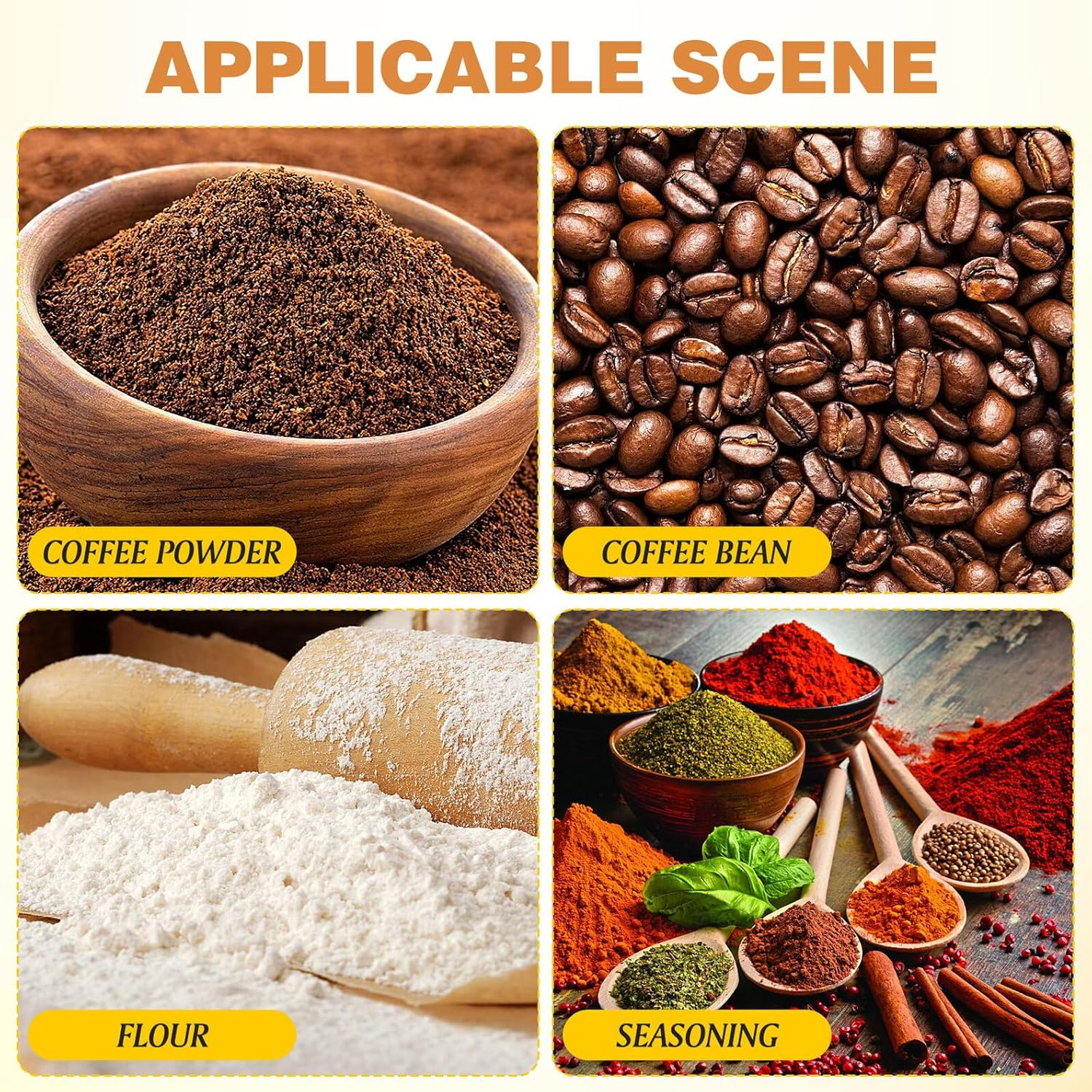 DECORNIJIA One Stainless Steel Coffee Measuring Spoon with Pressed Base for Espresso Sugar Milk Powder Home Kitchen Scoop for Beans Powder Tea Salt and Seasonings image number 3